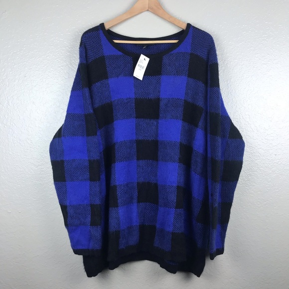 Lane Bryant Tops - Buffalo Checkered Sweatshirt | Lane Bryant